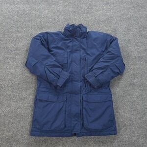 VINTAGE Eddie Bauer Jacket Womens Small Blue Snowline Down‎ Puffer Ski Outdoors